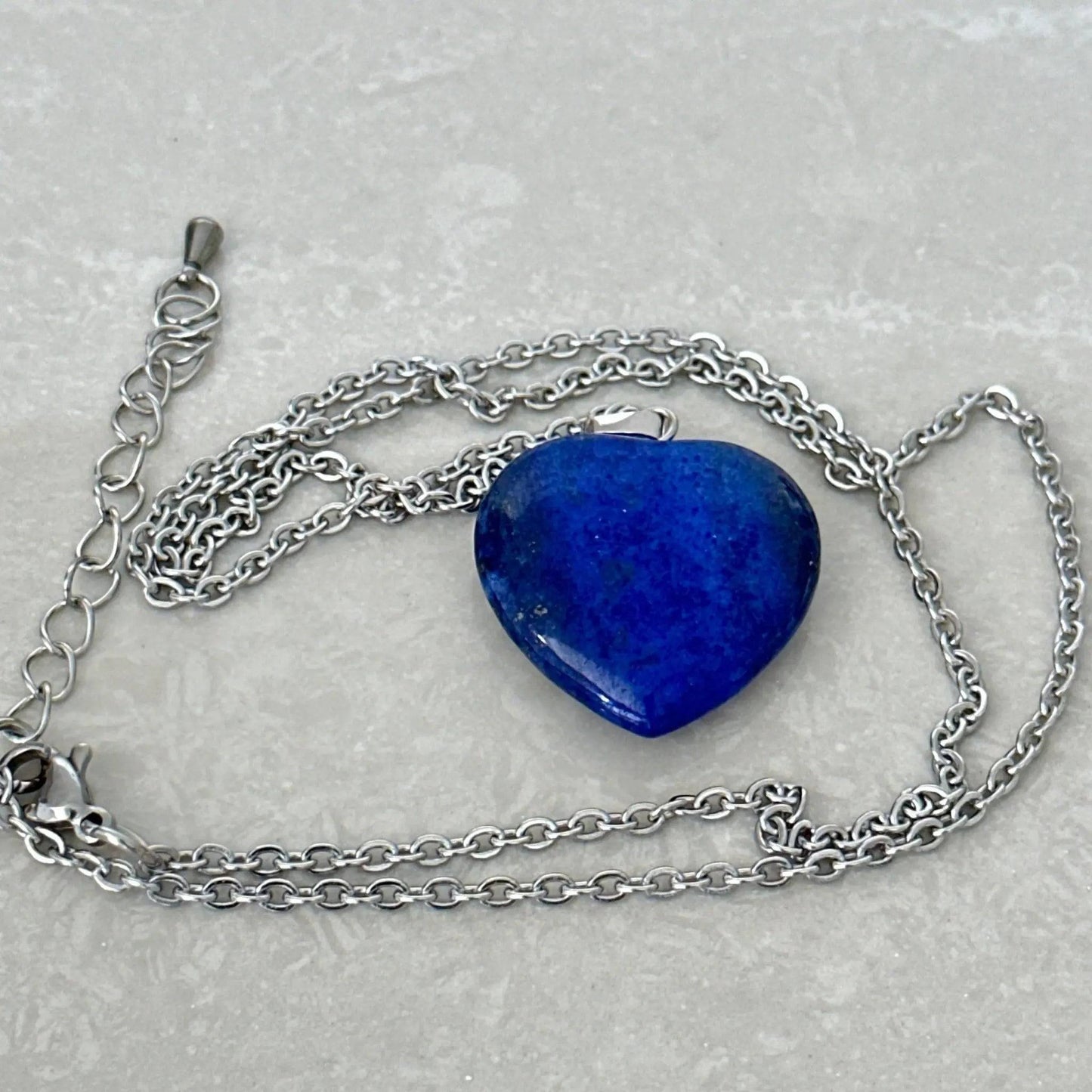 Lapis Lazuli Heart Pendant - Uplift Beads