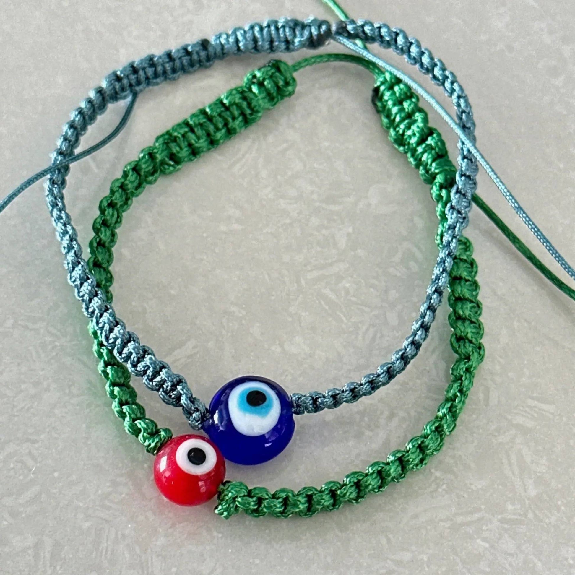 Macrame 'Evil Eye' Bracelets - Uplift Beads