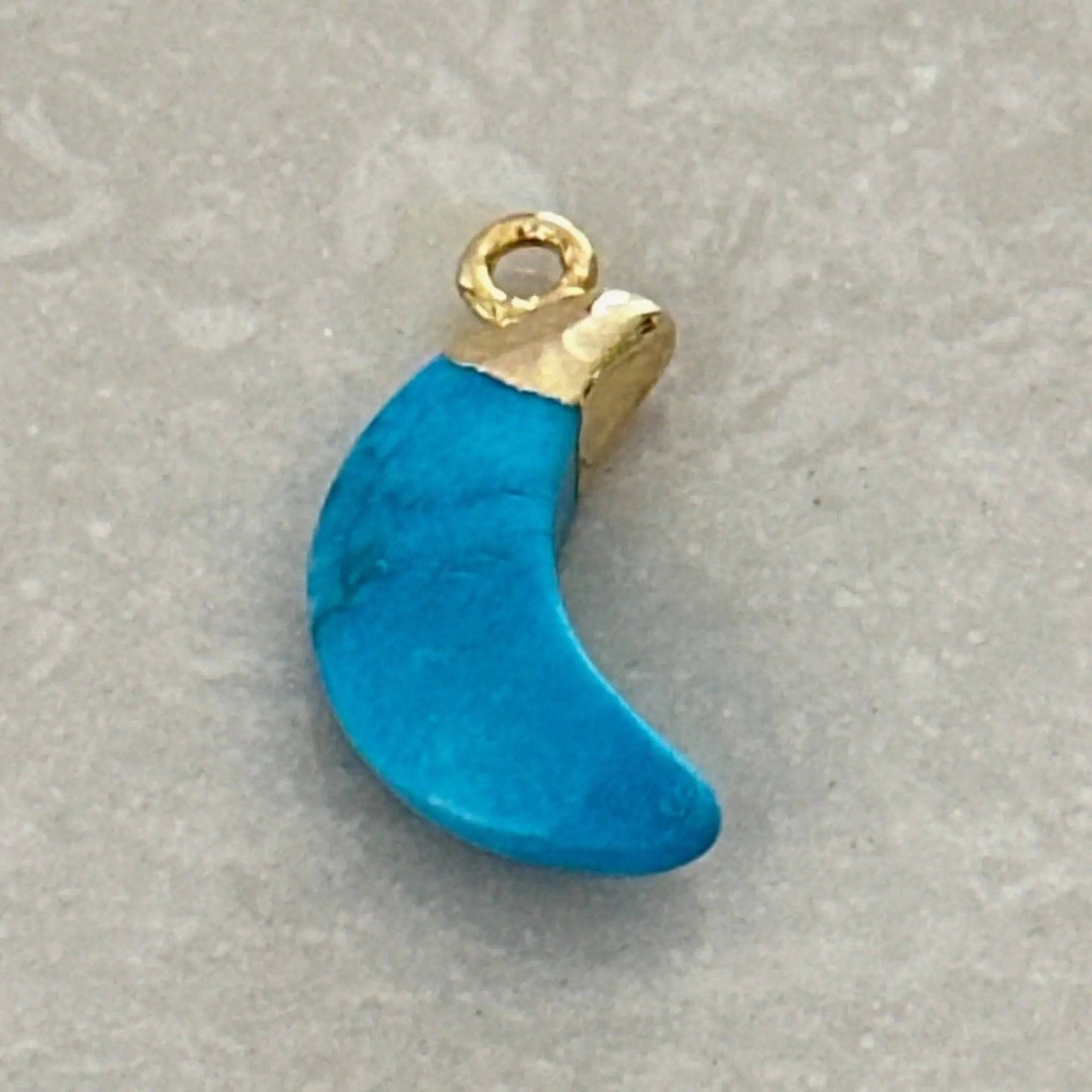Turquoise Gemstone Horn - Uplift Beads