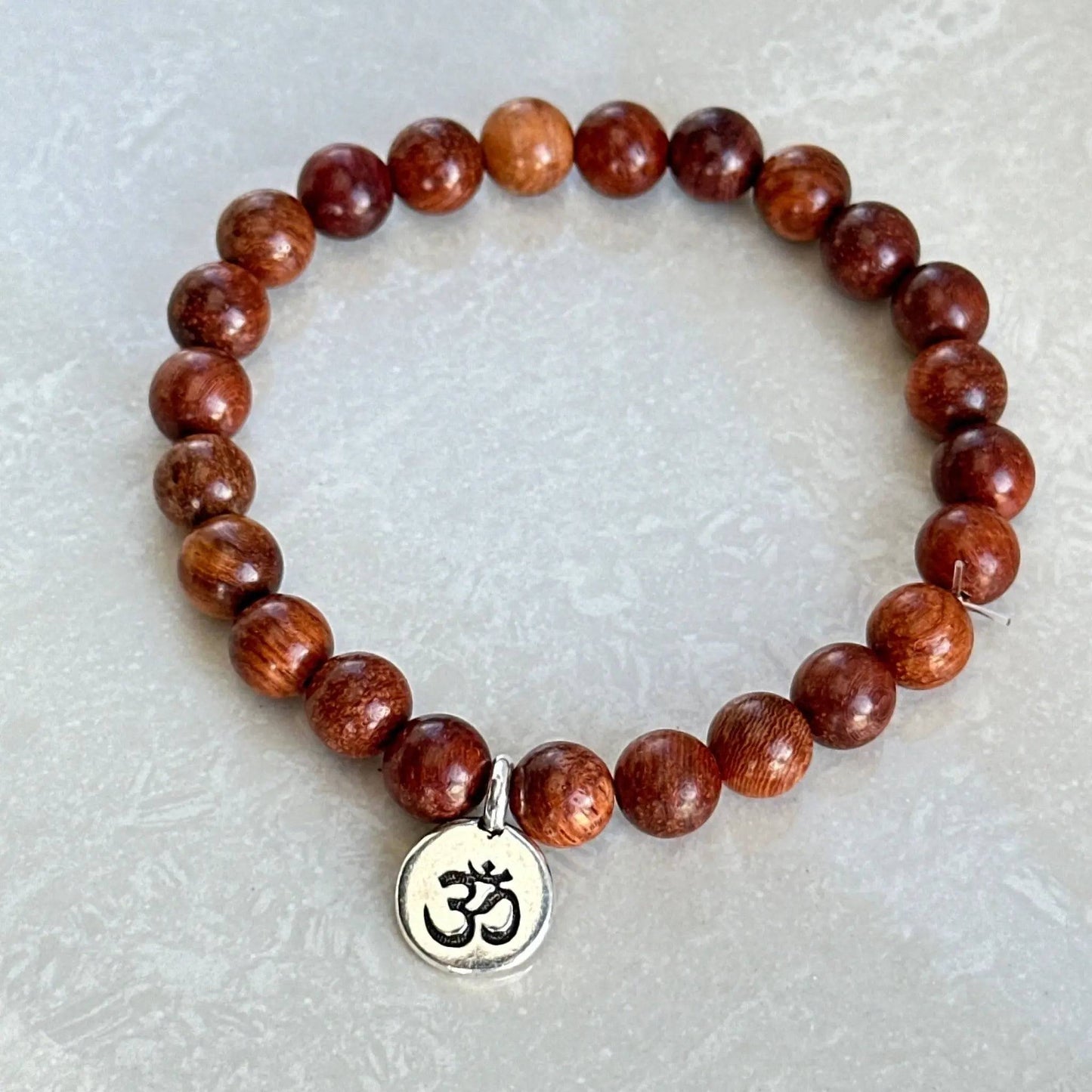 Om (Aum) Rosewood Bracelet - Uplift Beads