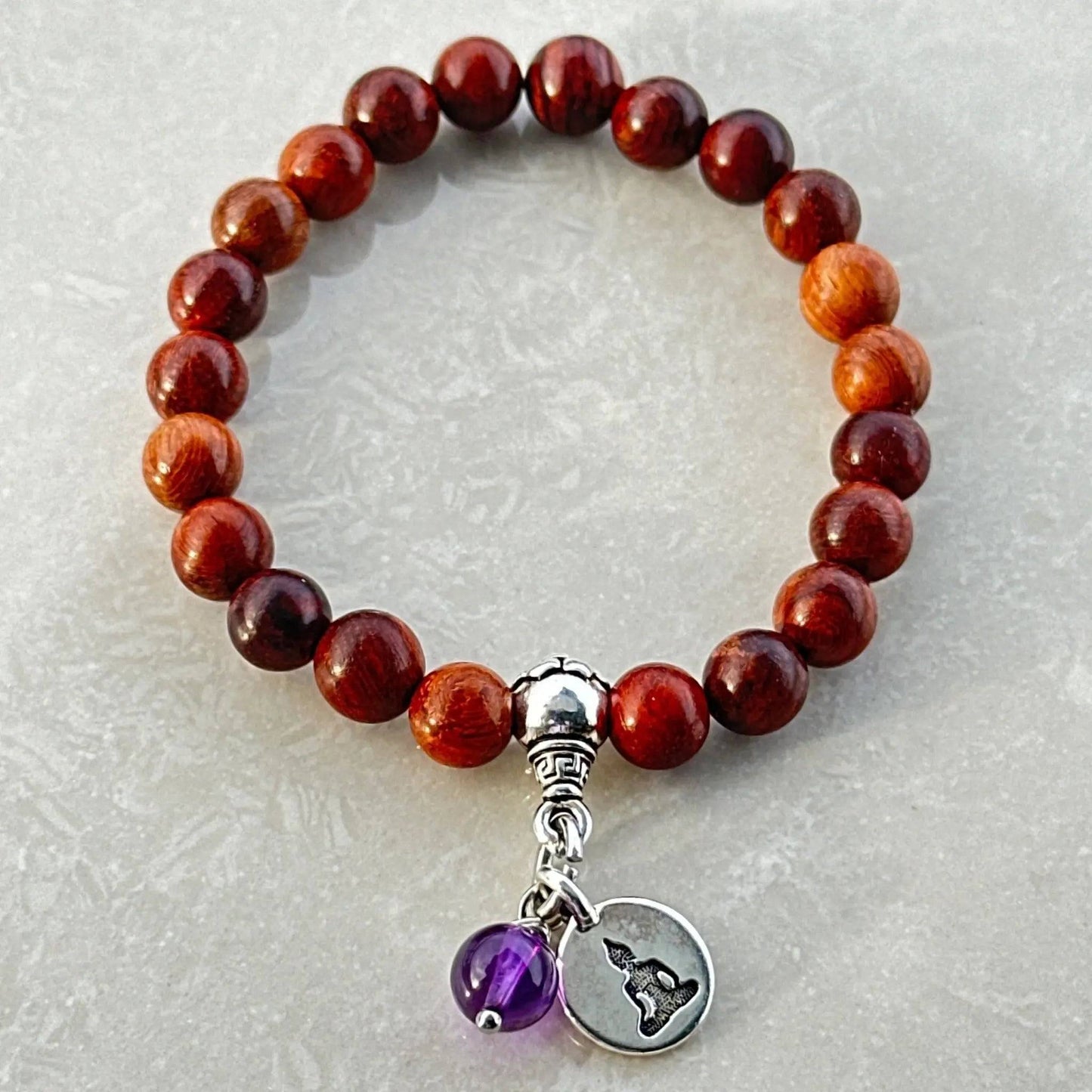 Rosewood Mantra Bracelet - Uplift Beads