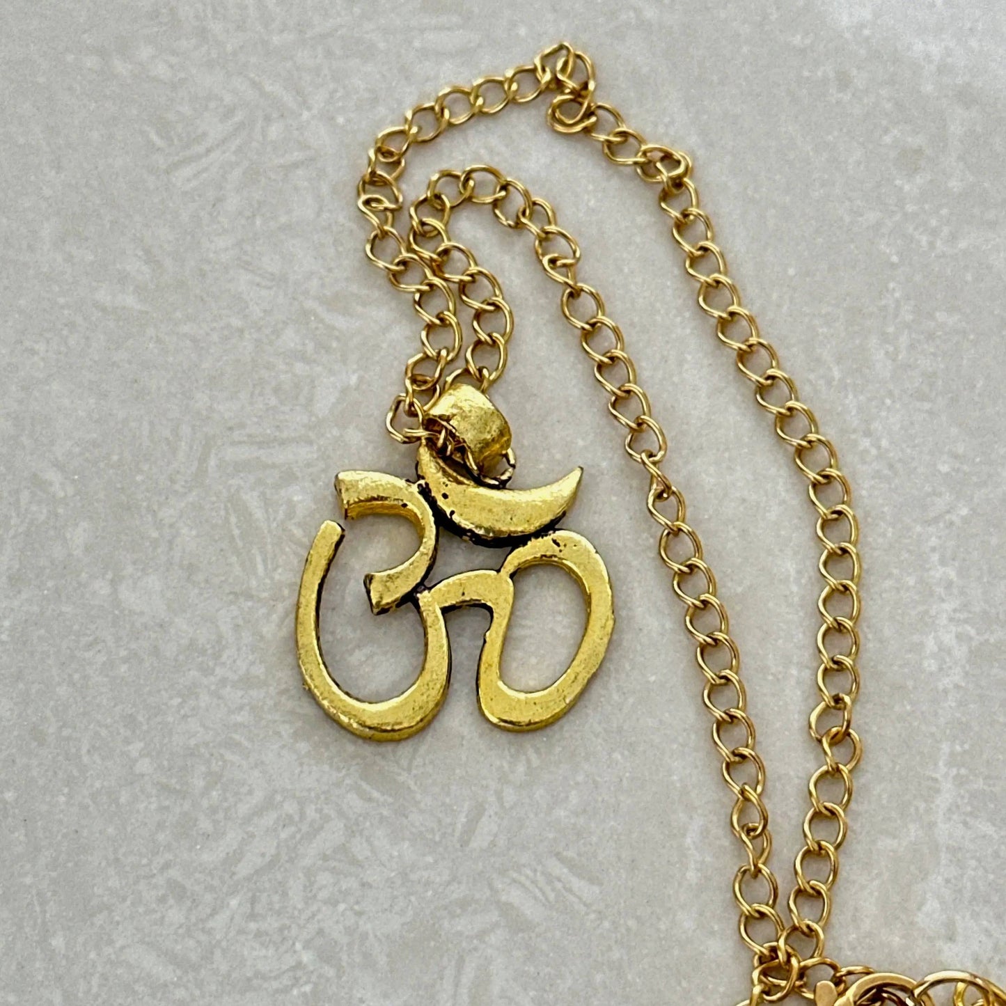 OM Yoga 'Meditation & Tranquility' Pendant Necklace - Uplift Beads