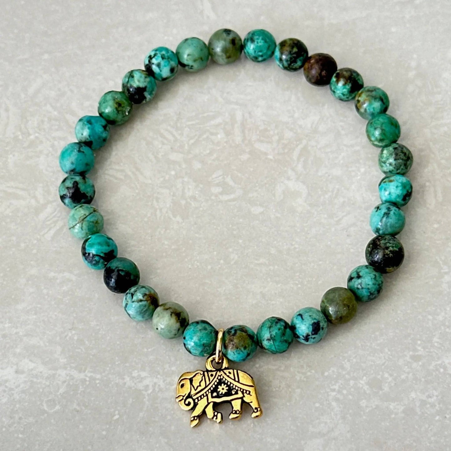 African Turquoise Energy Bracelet - Uplift Beads