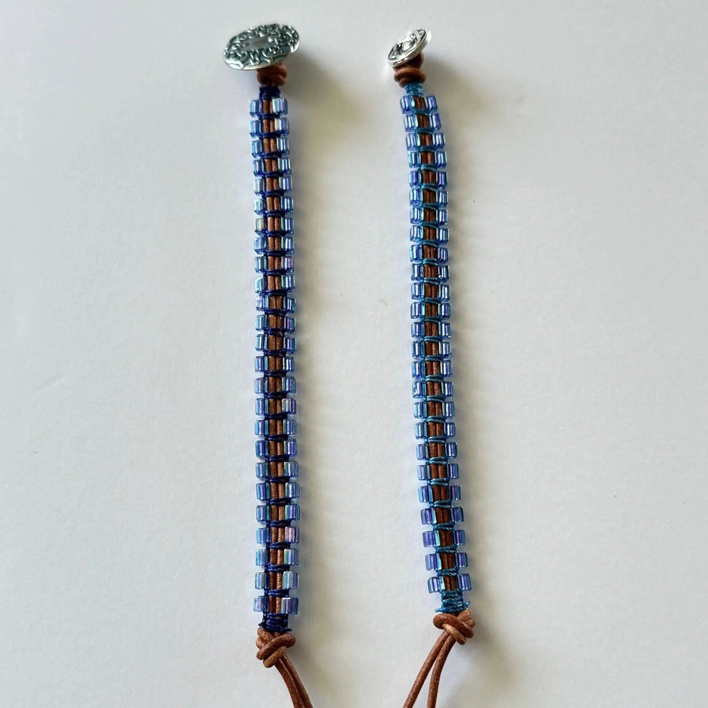 Leather Macrame Bracelet - Uplift Beads