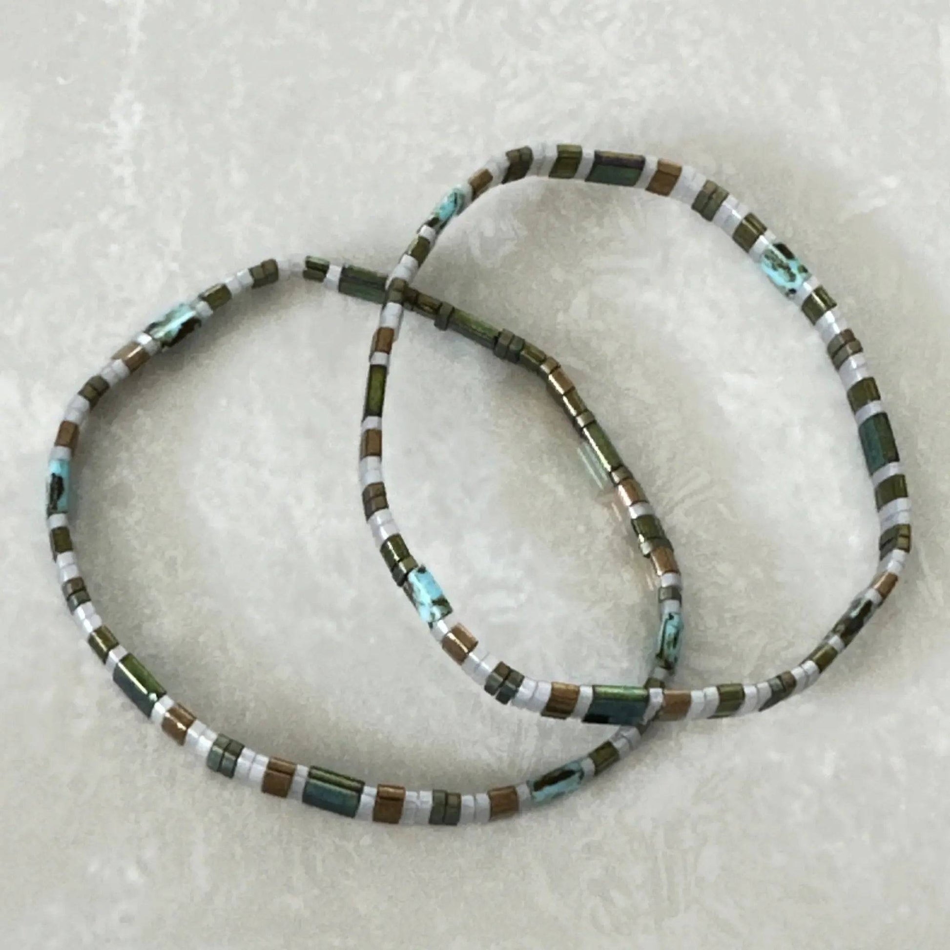 Miyuki Tila Bead Bracelet - Uplift Beads