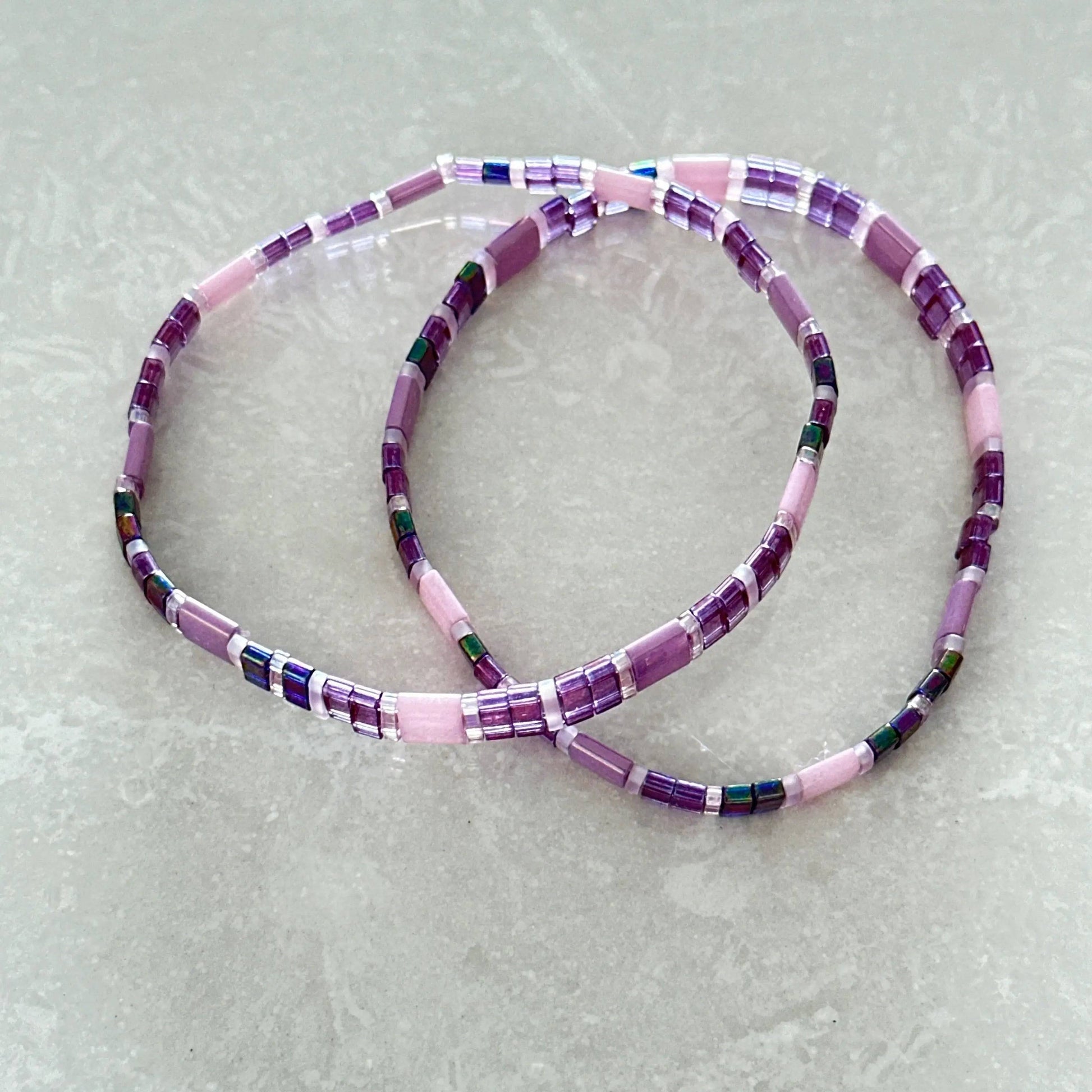 Miyuki Tila Bead Bracelet - Uplift Beads