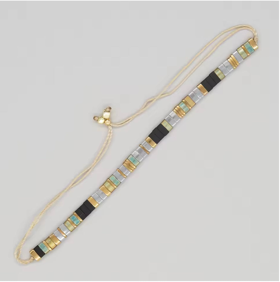 Miyuki Tila Bead Bracelet