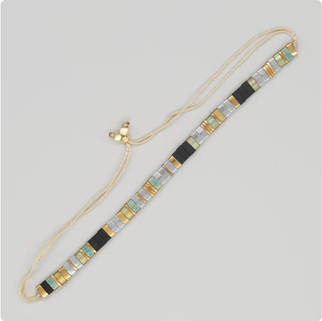 Miyuki Tila Bead Bracelet - Uplift Beads