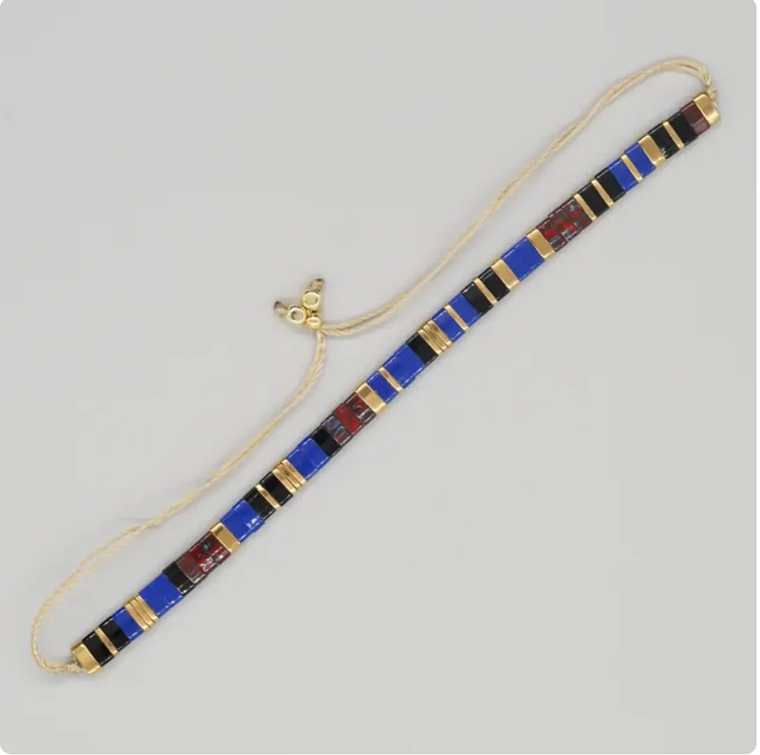 Miyuki Tila Bead Bracelet - Uplift Beads