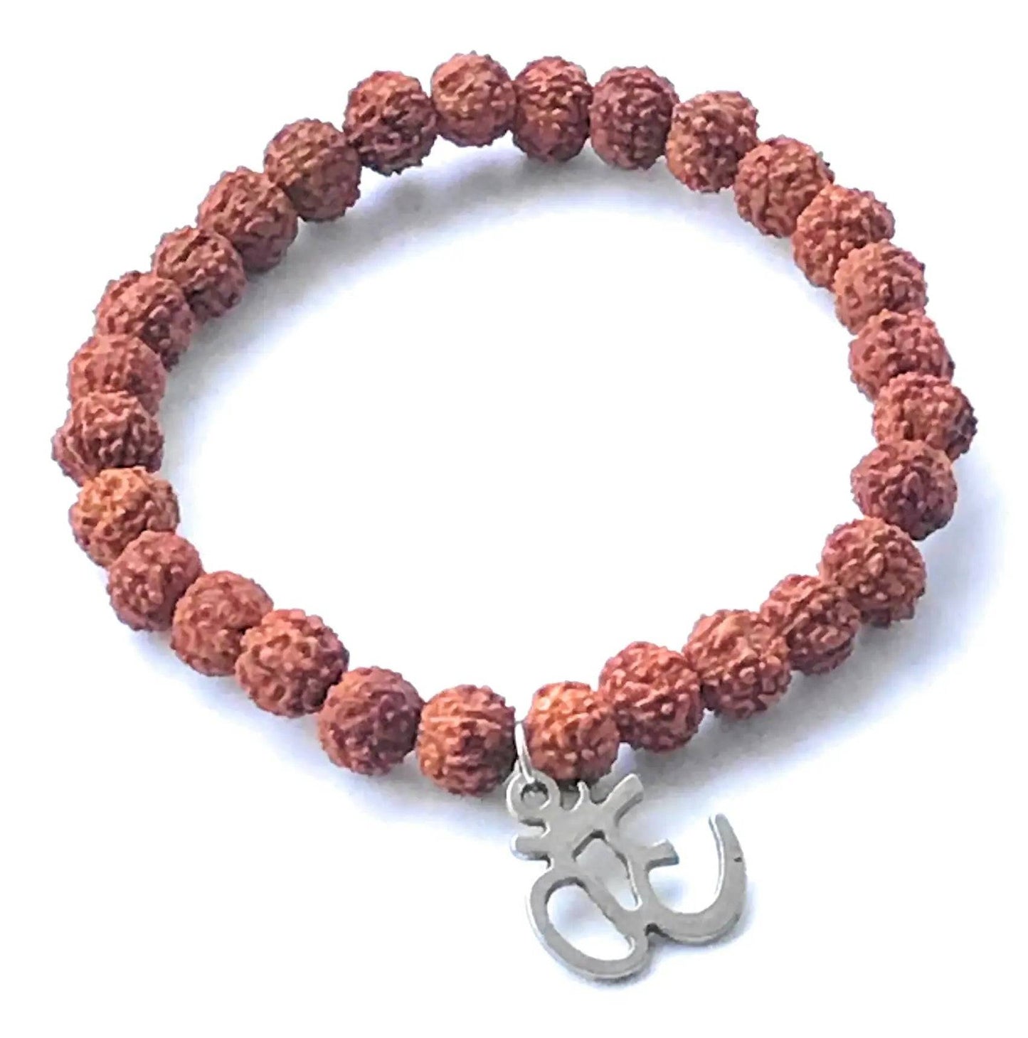 Om (Aum) Rudraksha Bracelet - Uplift Beads