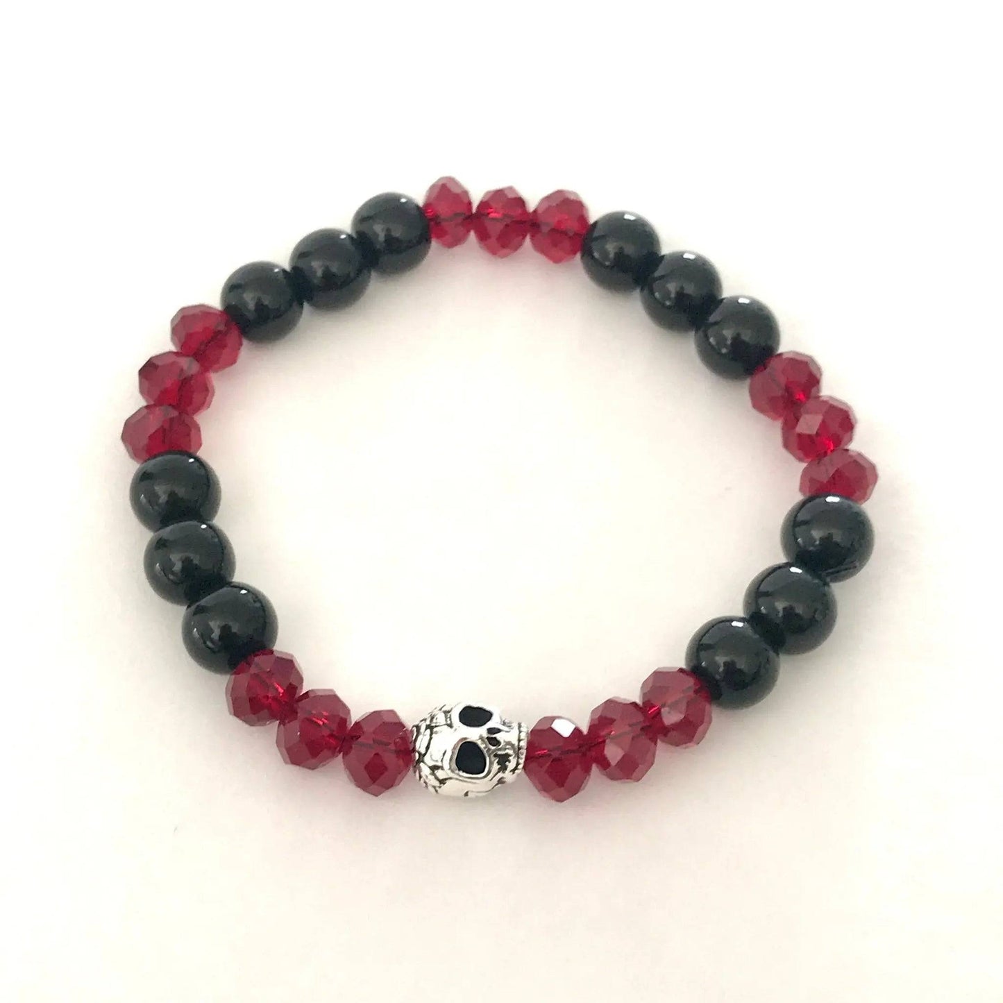 Sugar Skull Glass Bracelet - Uplift Beads