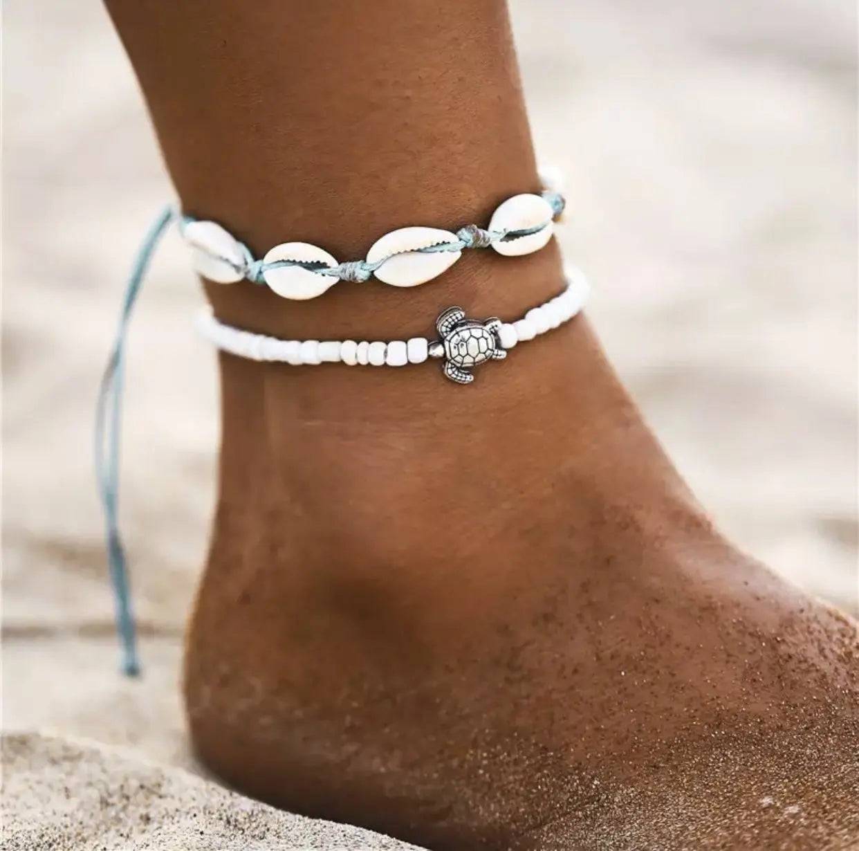 Cowrie Shell Anklets - Uplift Beads