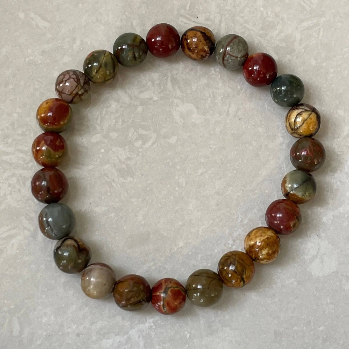 Red Creek Jasper Bracelet - Uplift Beads