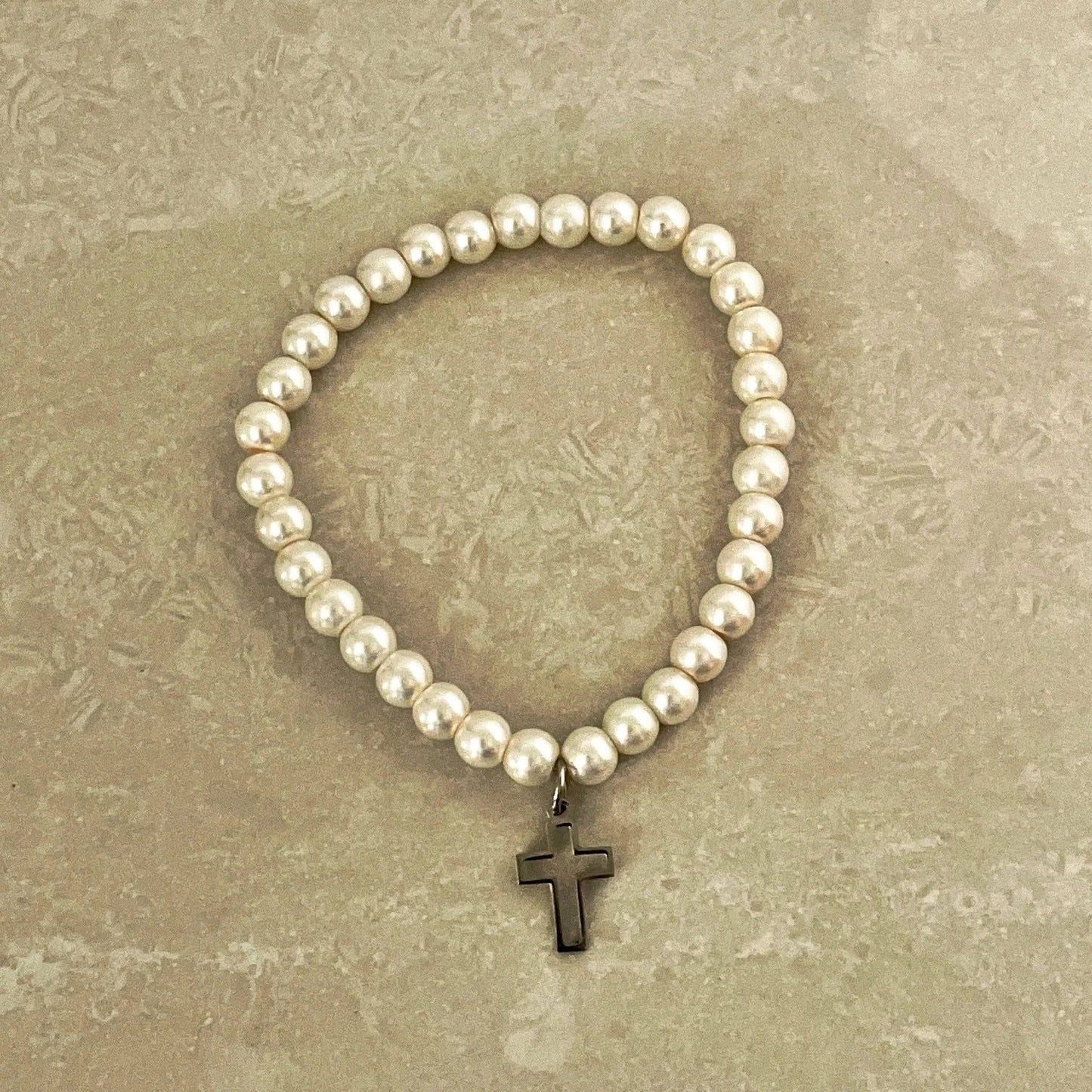 Cross (Faith) Charm Bracelet - Uplift Beads