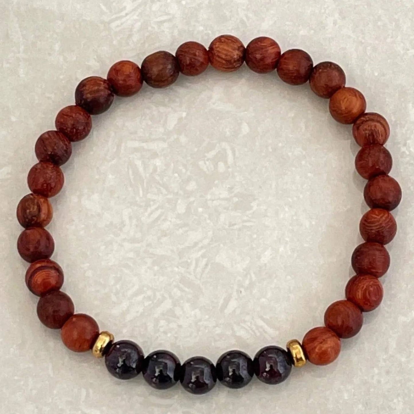 Birthstone Bracelet January - Uplift Beads