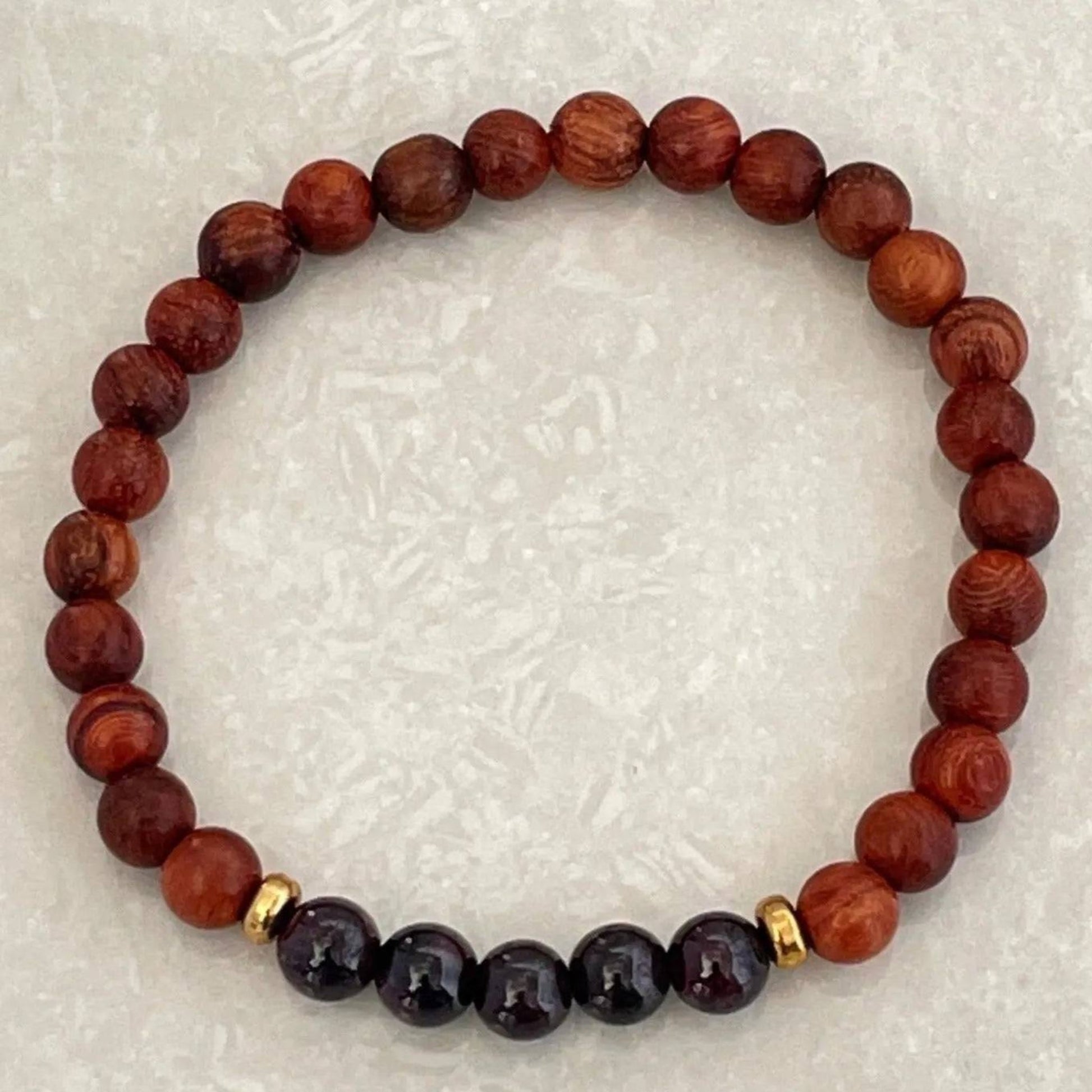 Birthstone Bracelet January - Uplift Beads