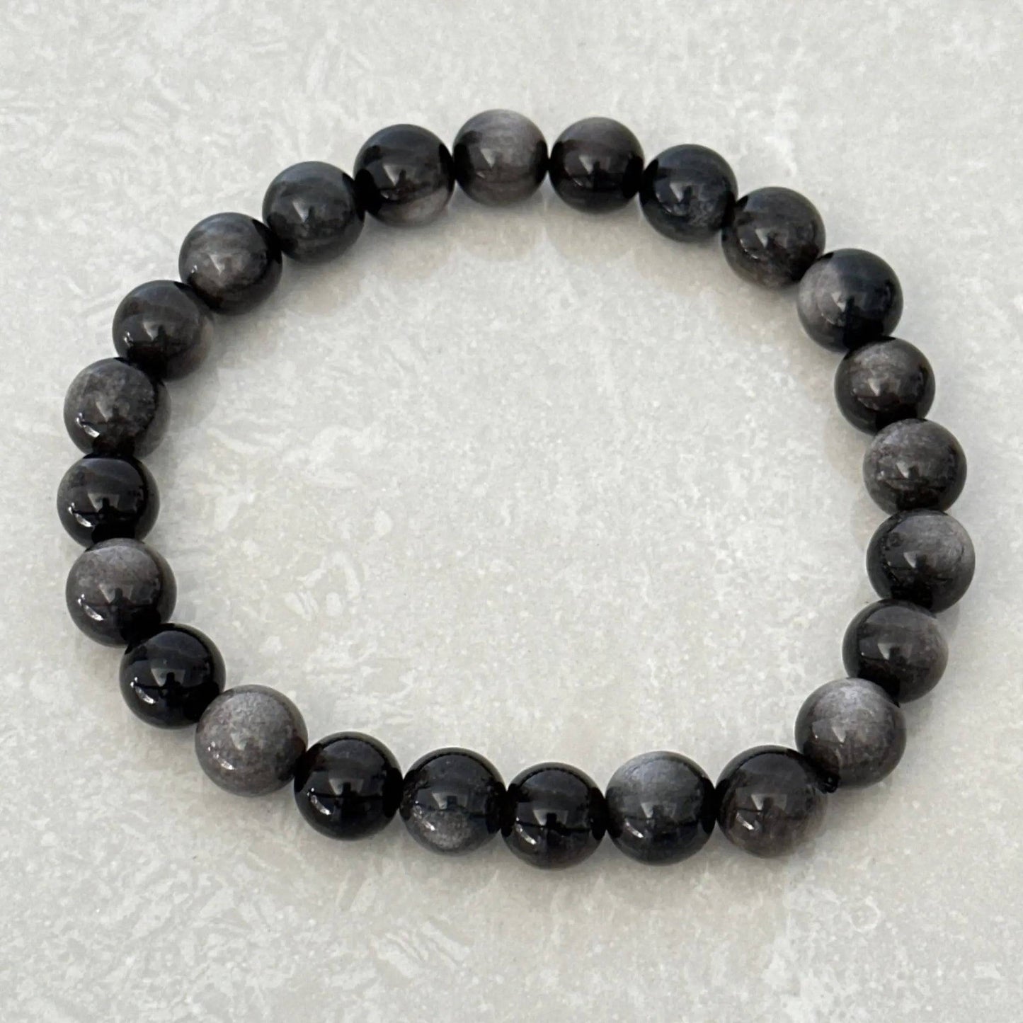 Silver Sheen Obsidian - Uplift Beads