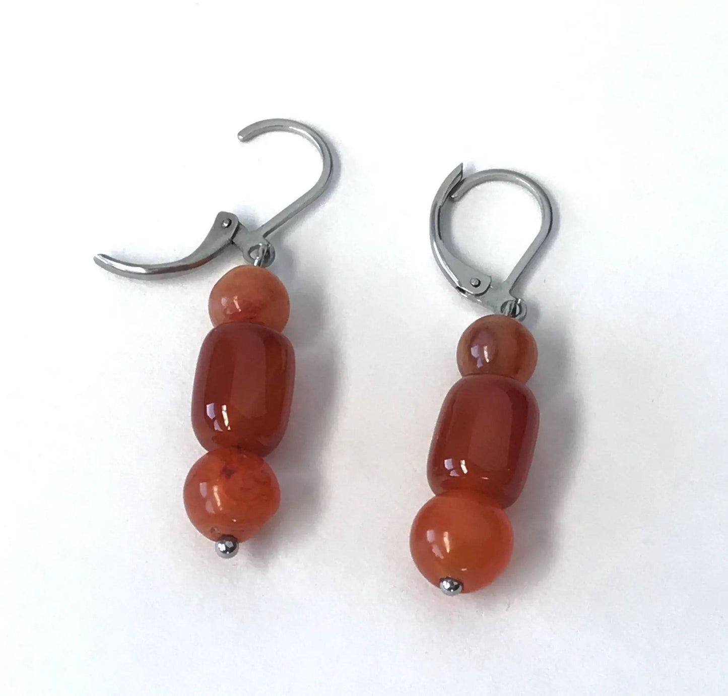 Carnelian Earrings - Uplift Beads