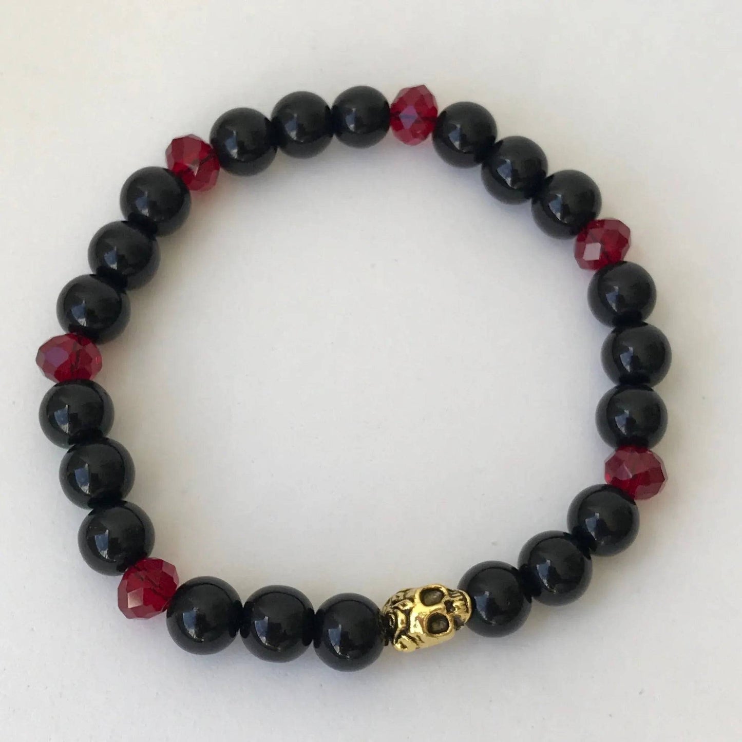 Sugar Skull Glass Bracelet - Uplift Beads
